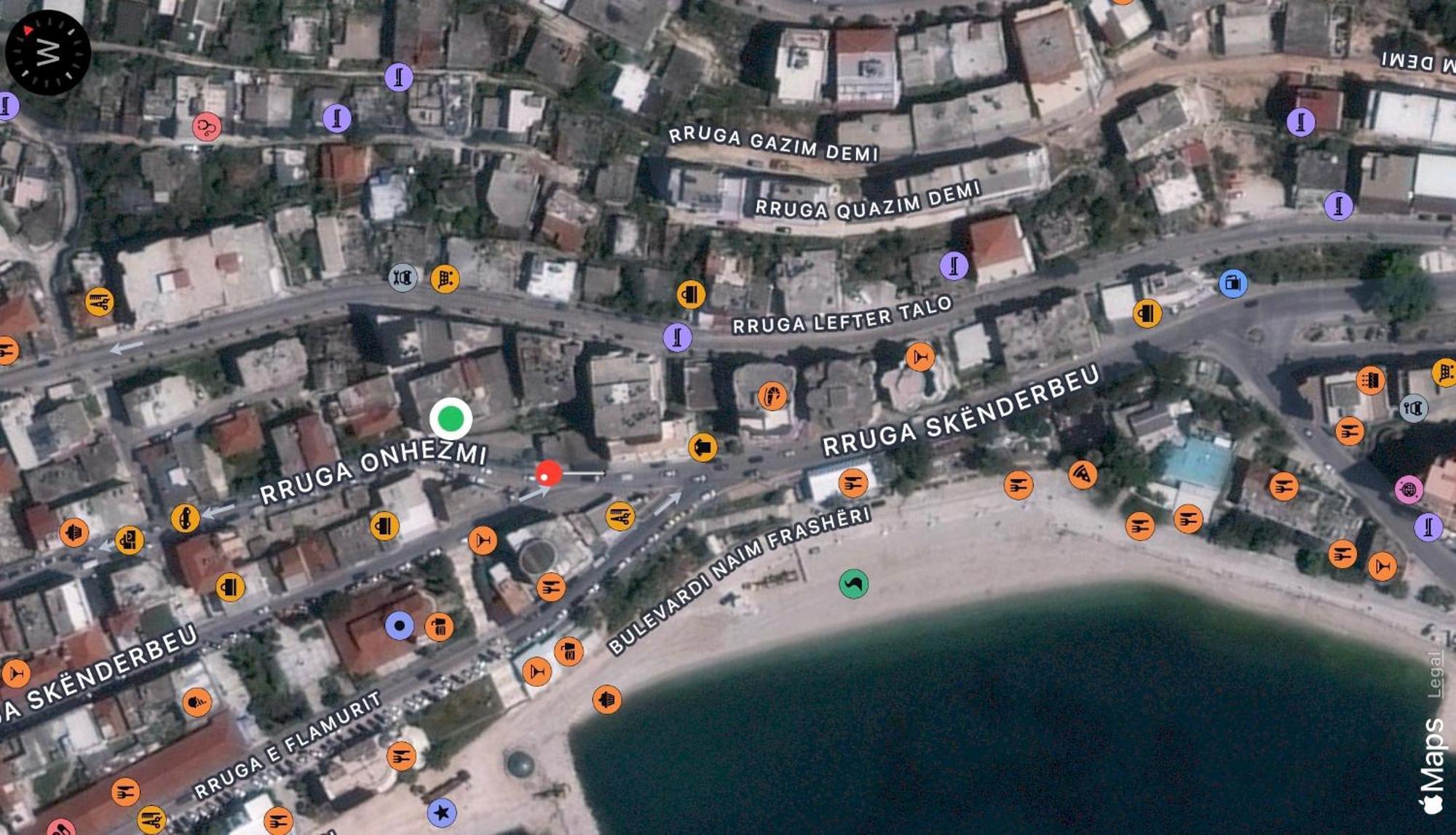 Aries Apartments Sarandë Esterno foto